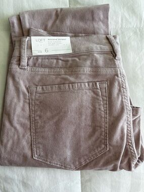 LOFT Skinny Jeans in Dusty Mauve Tone